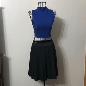 Black skater skirt
